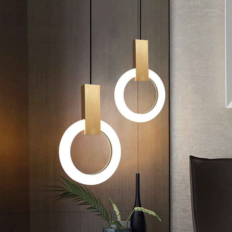 Liora Nordic LED Ring Pendant Light For Dining Room