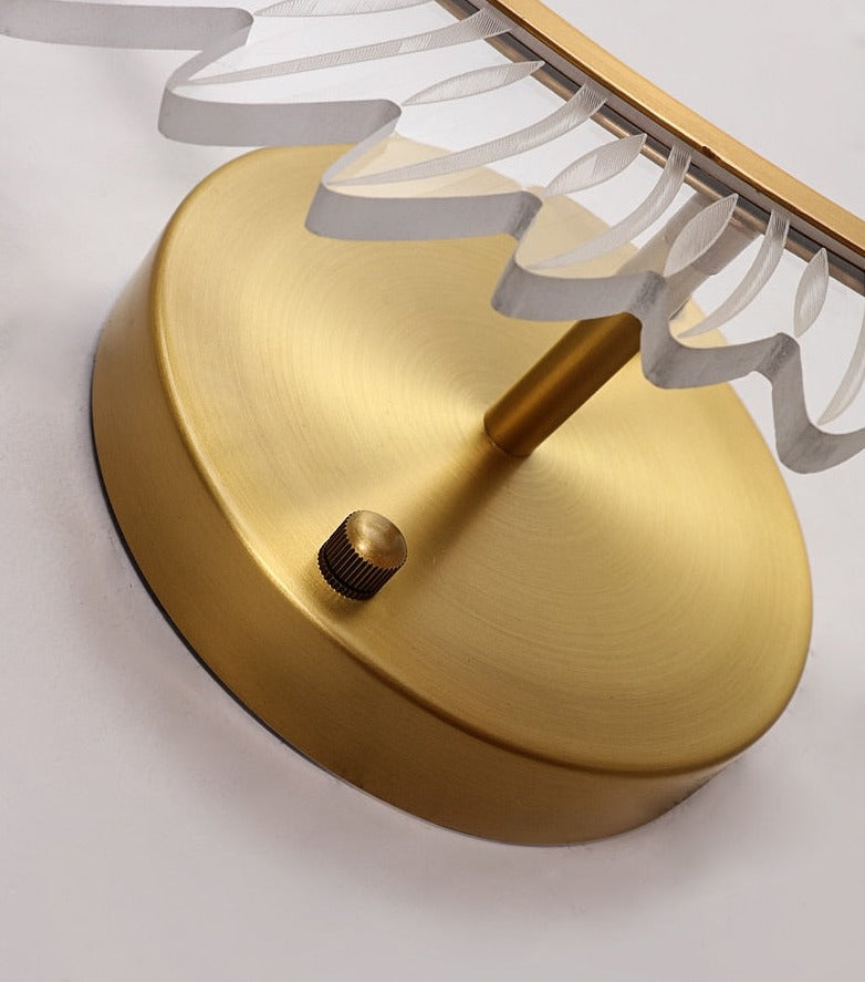 Seraphine | Golden Wing Wall Lamp For Home Accent Lighting