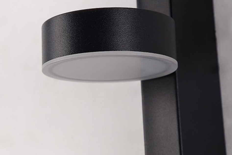 VeraLume | Sleek Black And Gold Wall Lamp For Living Rooms
