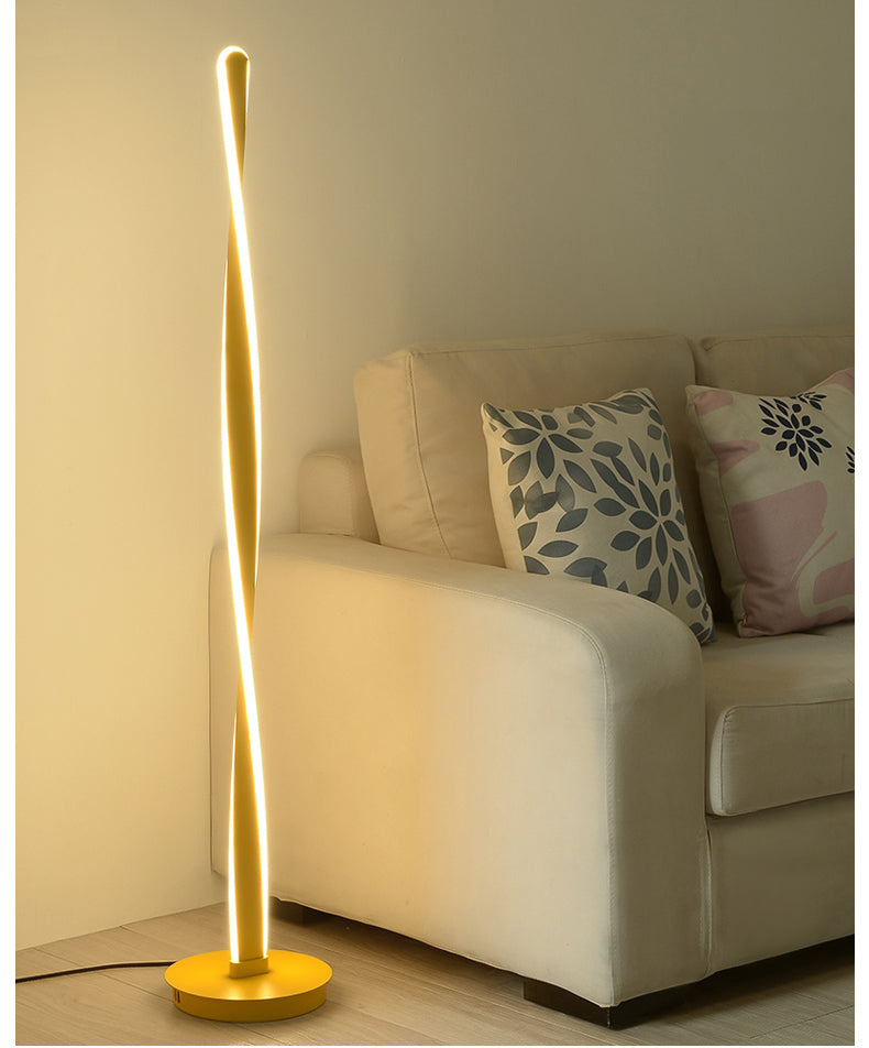 Ardessa Dimmable Aluminum Floor Lamp, Minimalist Design