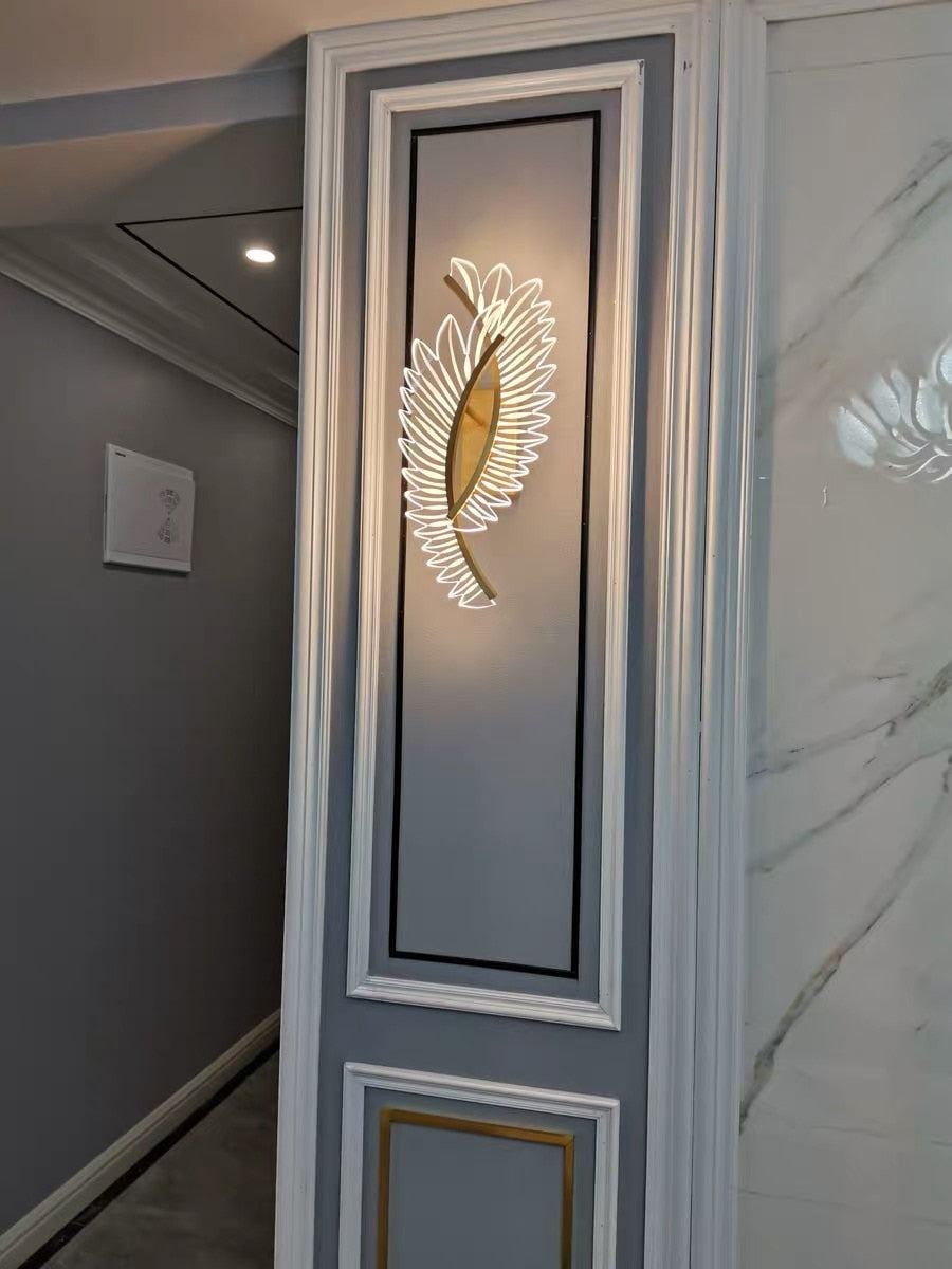 Seraphine | Golden Wing Wall Lamp For Home Accent Lighting