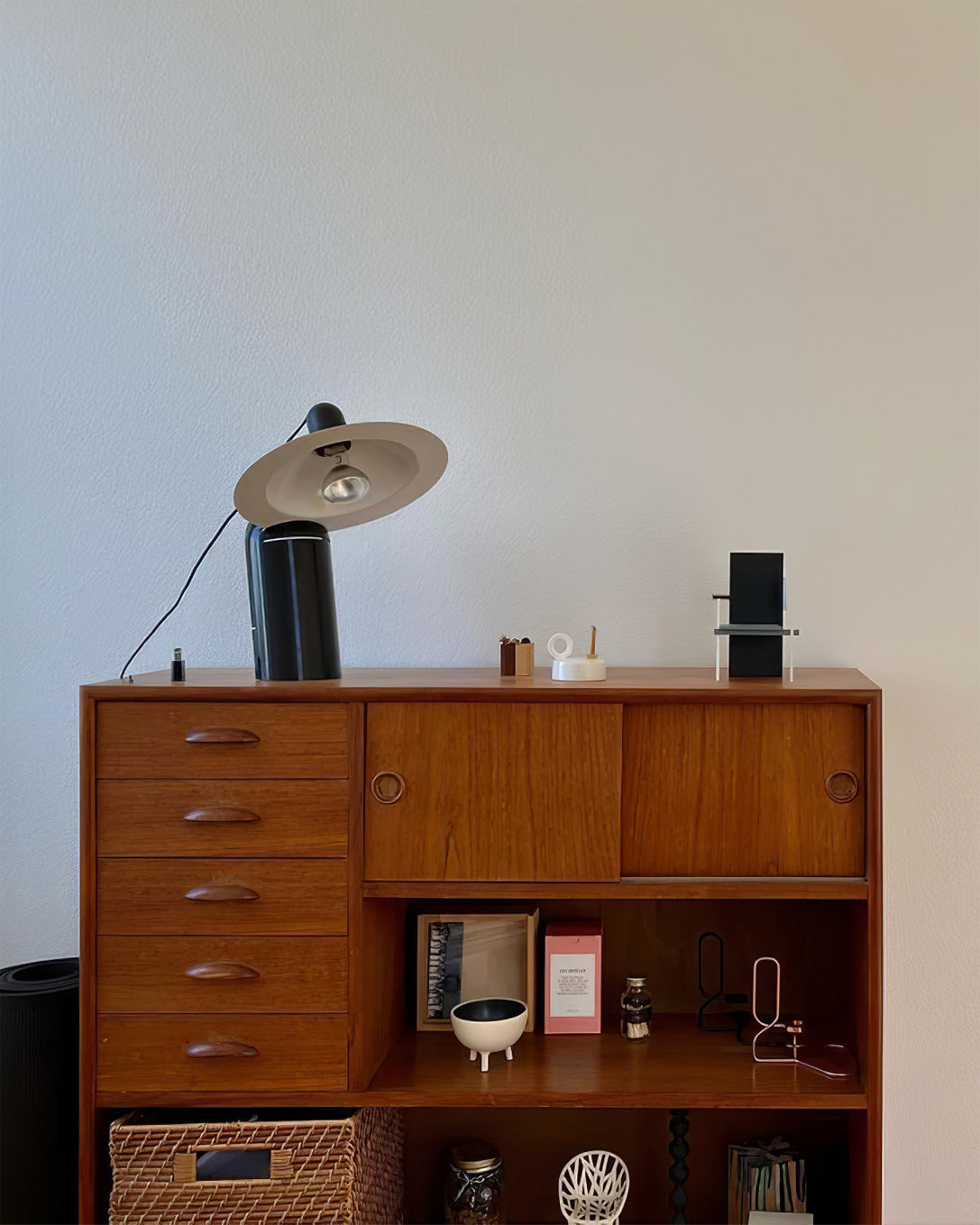 Aurelin | Modern Table Lamp Adjustable Shade, Dual Lighting