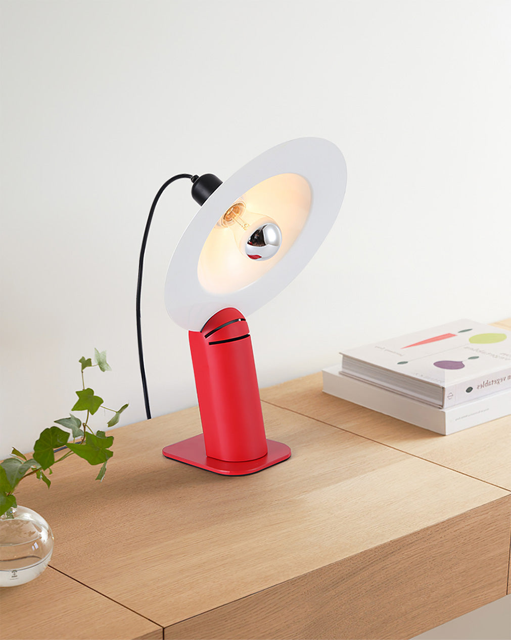 Aurelin | Modern Table Lamp Adjustable Shade, Dual Lighting