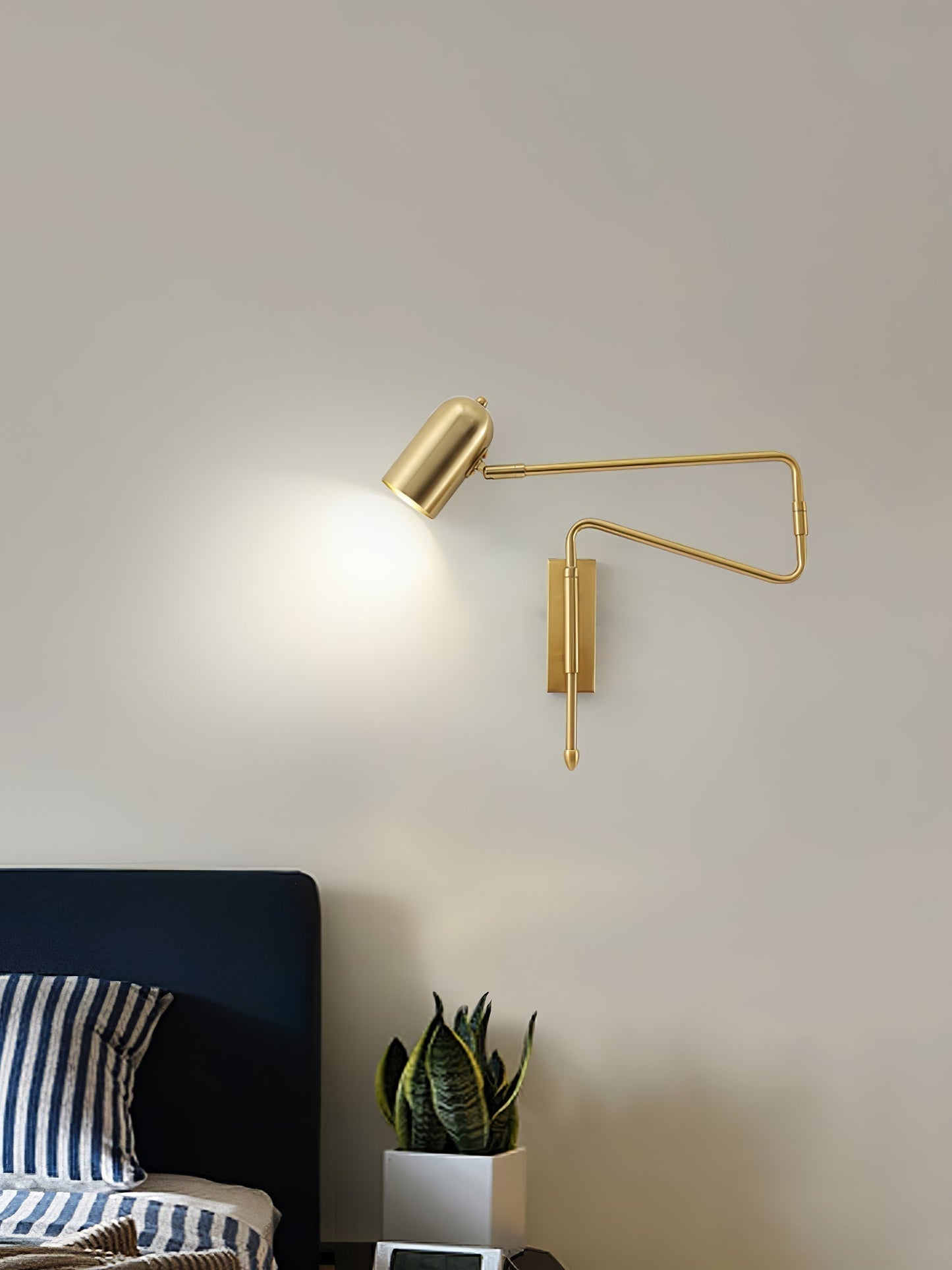 Lumenora Wall Lamp With Adjustable Flexible Arm For Home