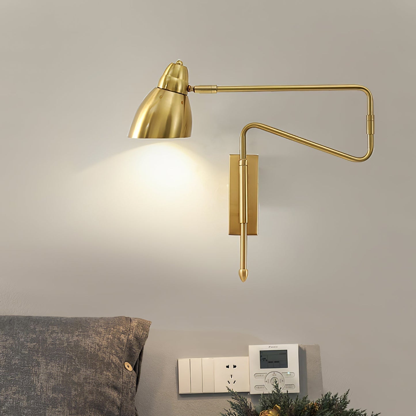 Lumenora Wall Lamp With Adjustable Flexible Arm For Home