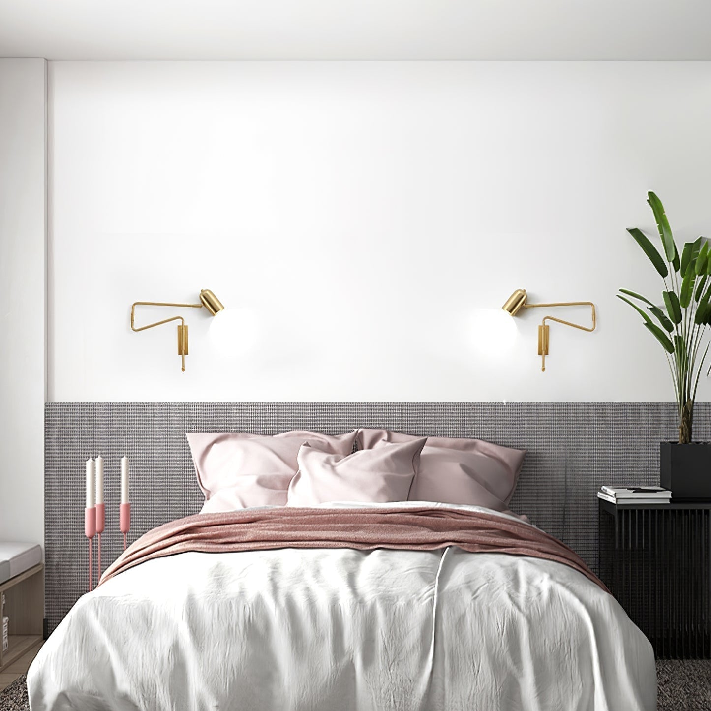 Lumenora Wall Lamp With Adjustable Flexible Arm For Home