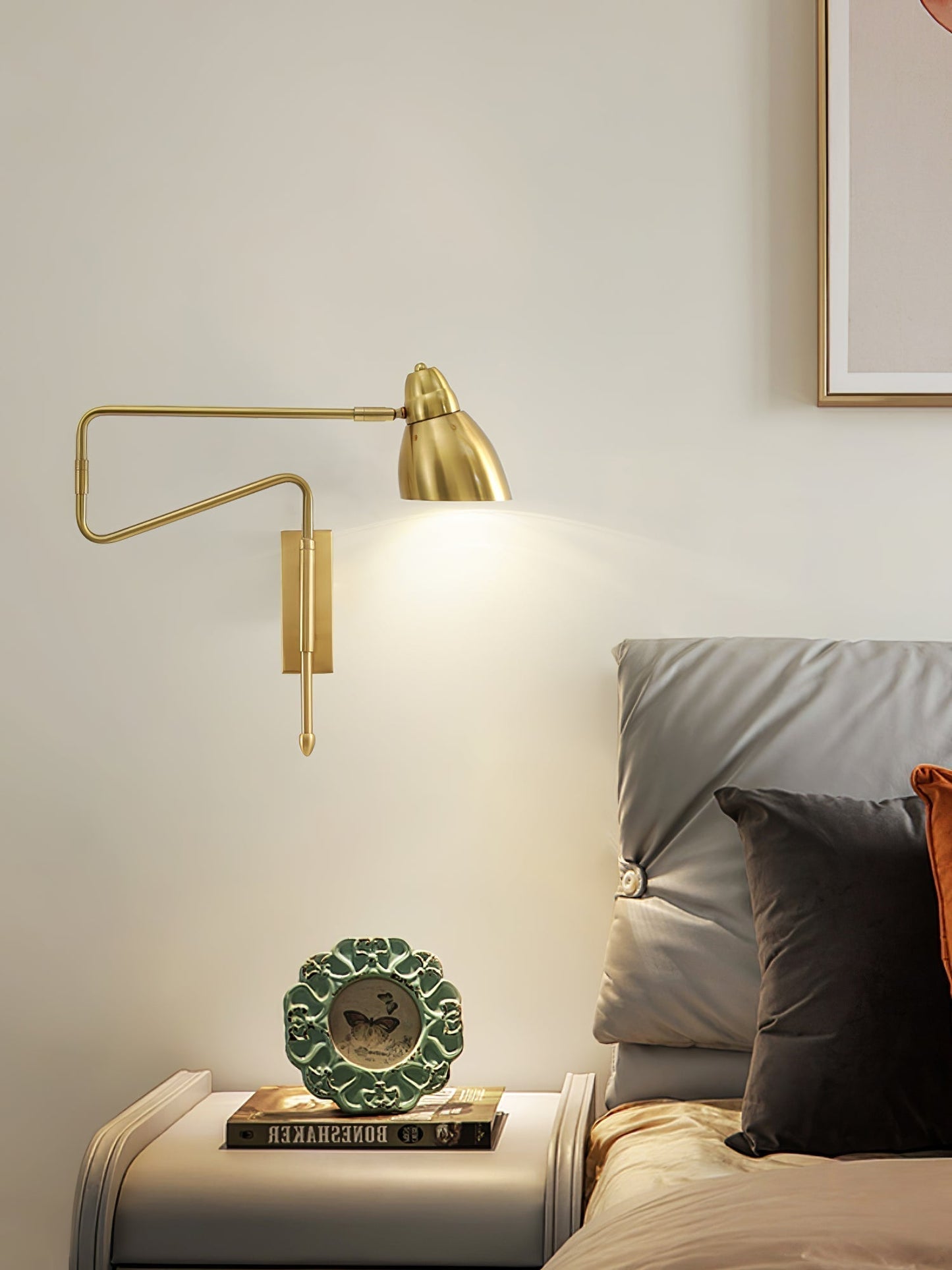 Lumenora Wall Lamp With Adjustable Flexible Arm For Home