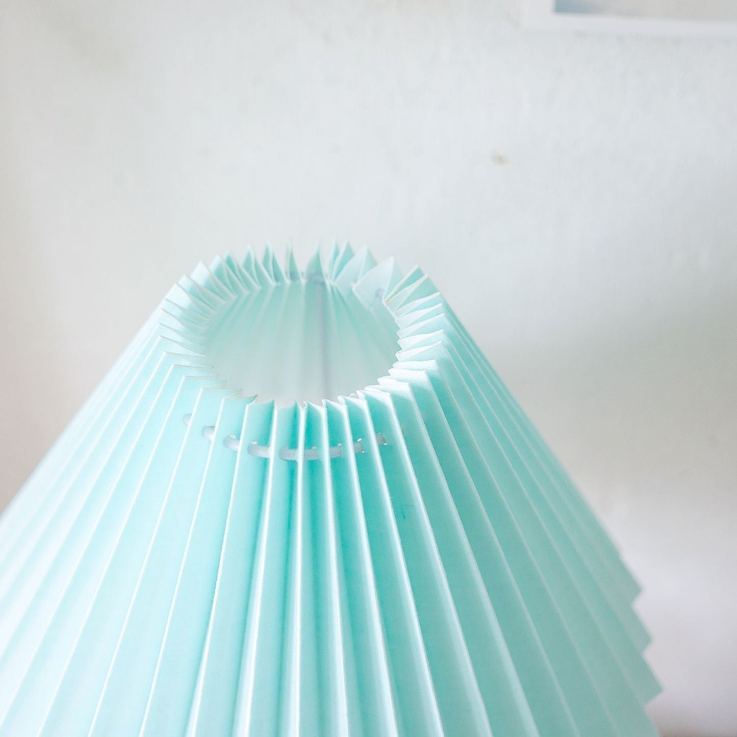 Aurelle | Pleated Ceramic Table Lamp, Mid-Century Glow