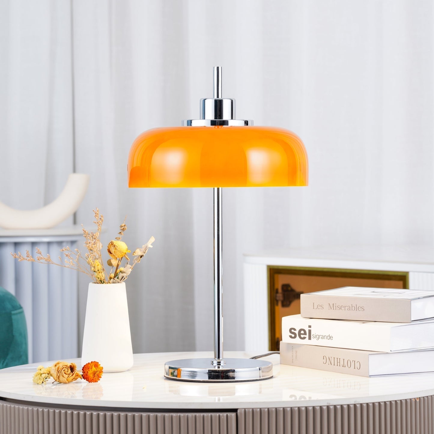 LumaVibe | Modern LED Desk Lamp With Retro Layered Patterns