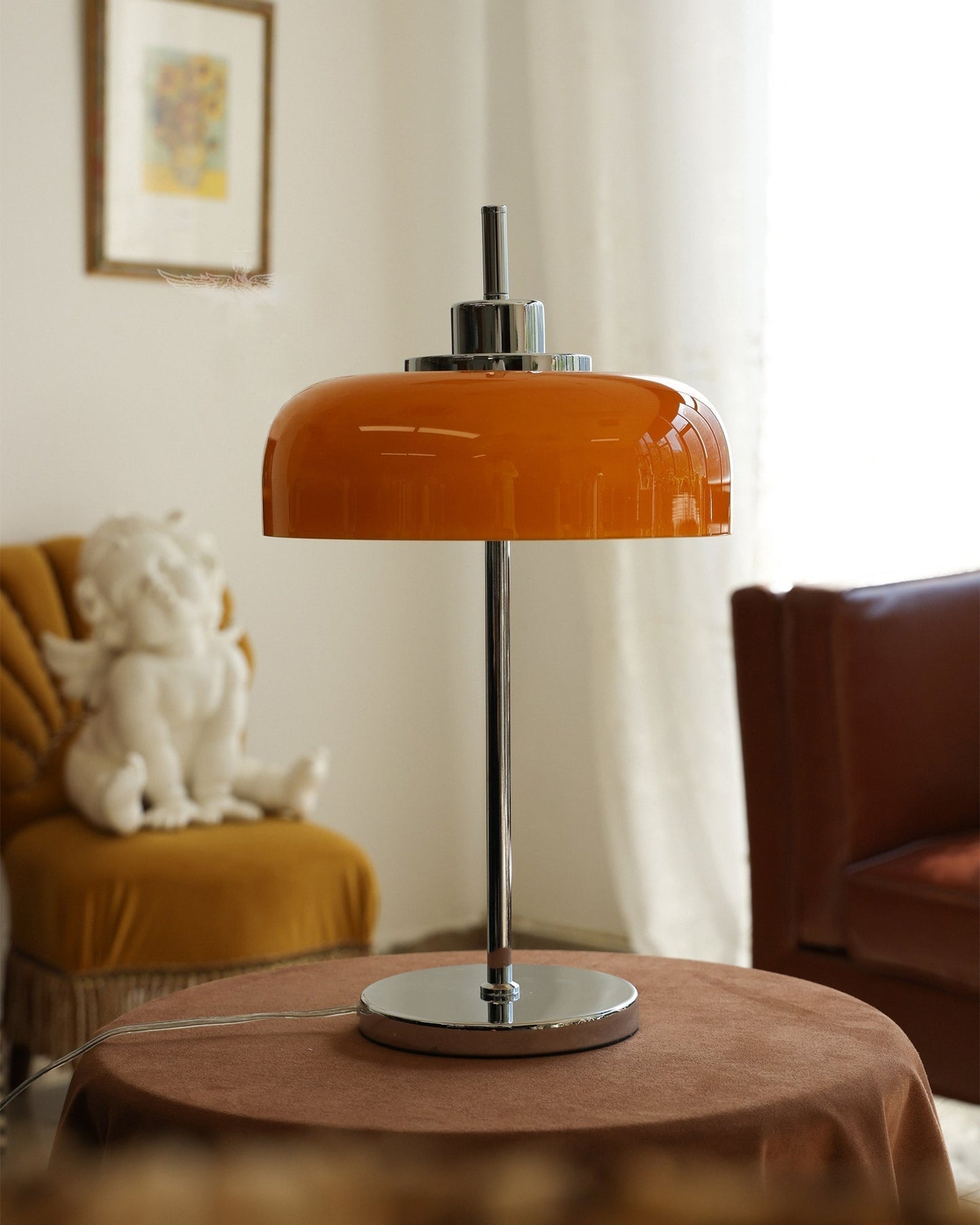 LumaVibe | Modern LED Desk Lamp With Retro Layered Patterns