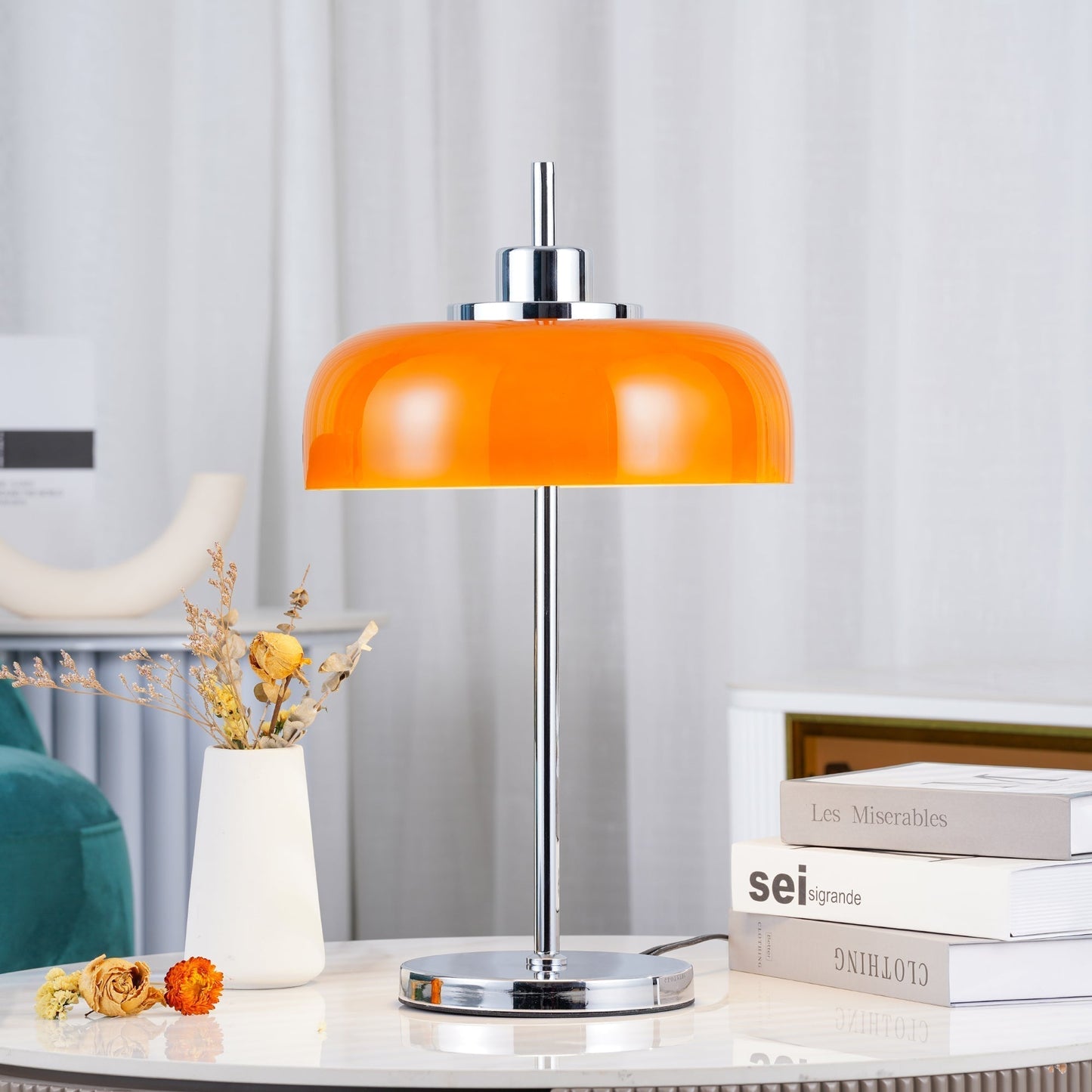 LumaVibe | Modern LED Desk Lamp With Retro Layered Patterns