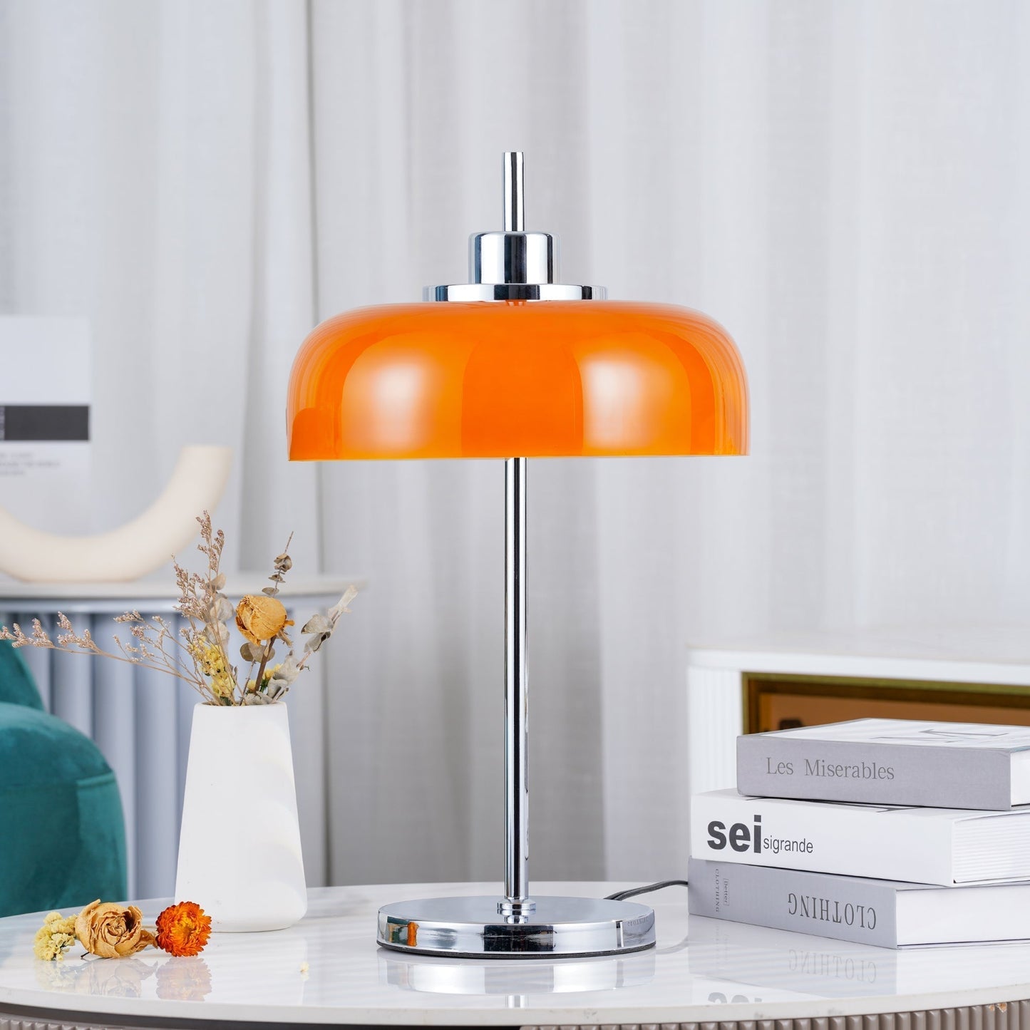 LumaVibe | Modern LED Desk Lamp With Retro Layered Patterns