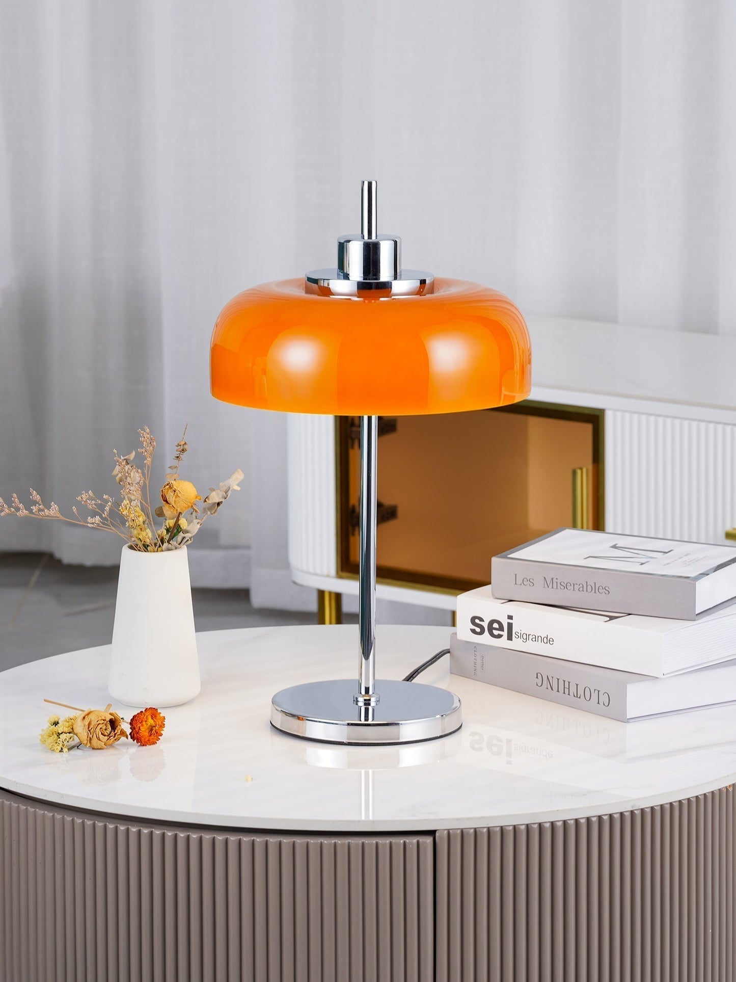 LumaVibe | Modern LED Desk Lamp With Retro Layered Patterns
