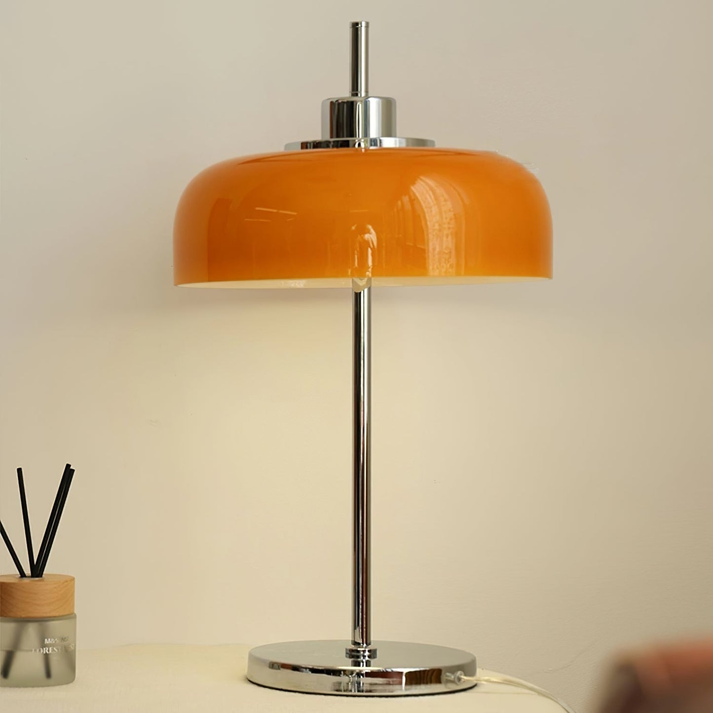LumaVibe | Modern LED Desk Lamp With Retro Layered Patterns