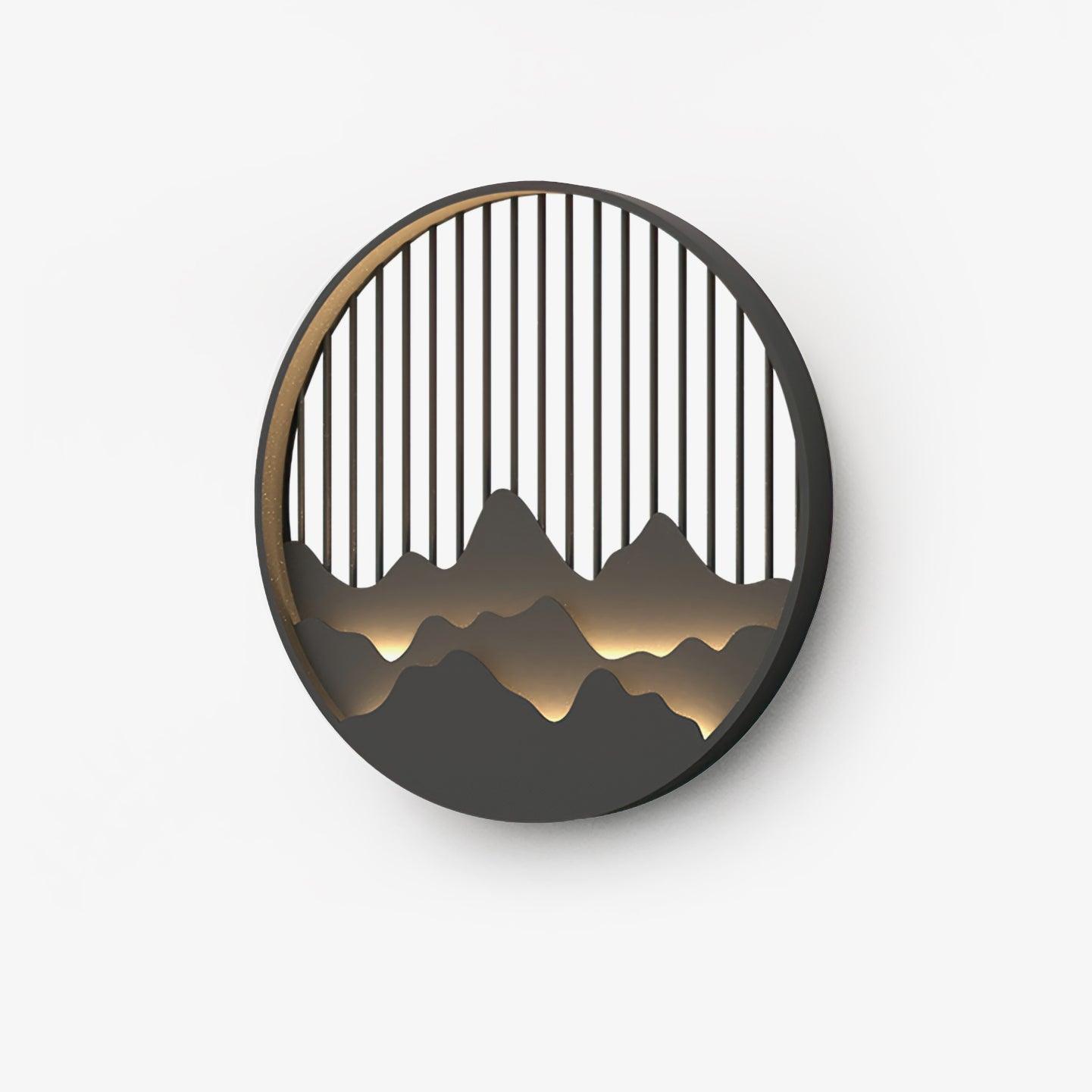 Montelle | Outdoor Wall Light With Circular Pattern