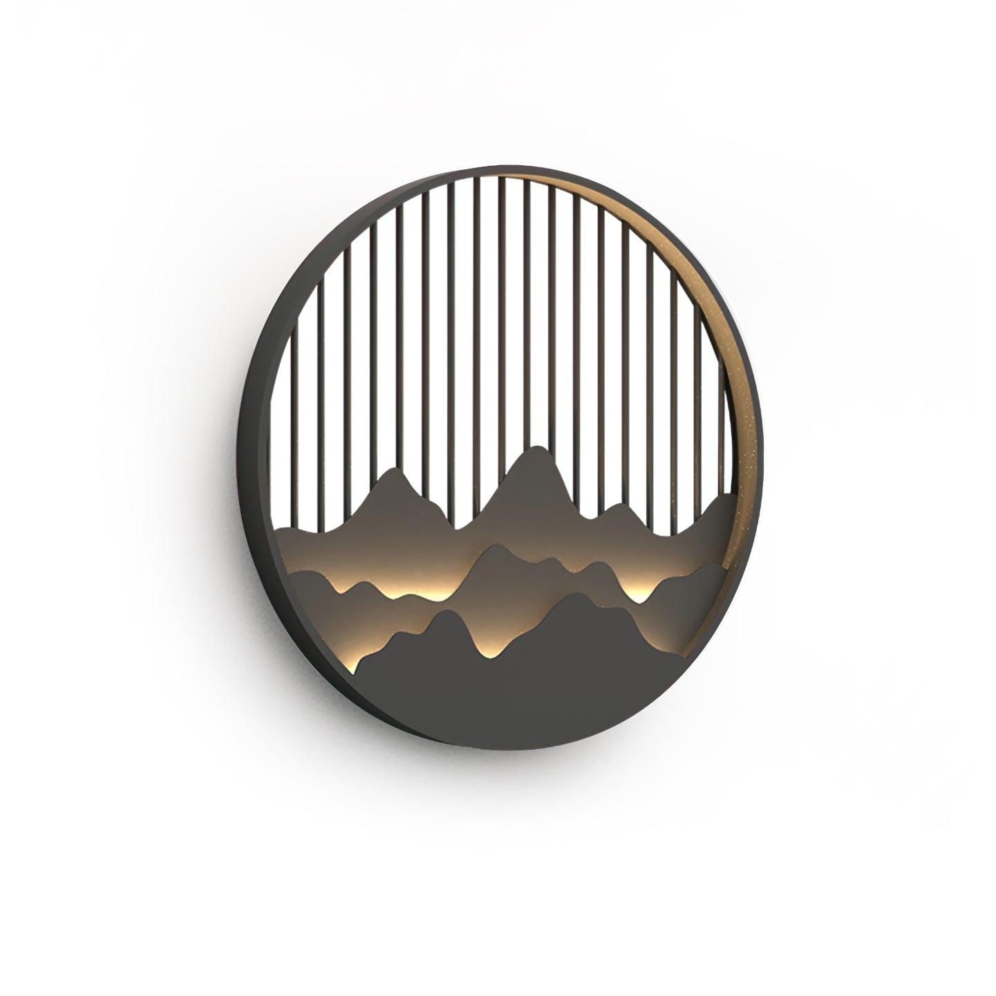 Montelle | Outdoor Wall Light With Circular Pattern