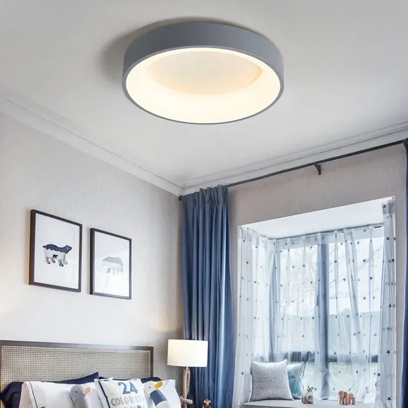 Skova | Minimalist Scandi LED Soft Glow Round Ceiling Light