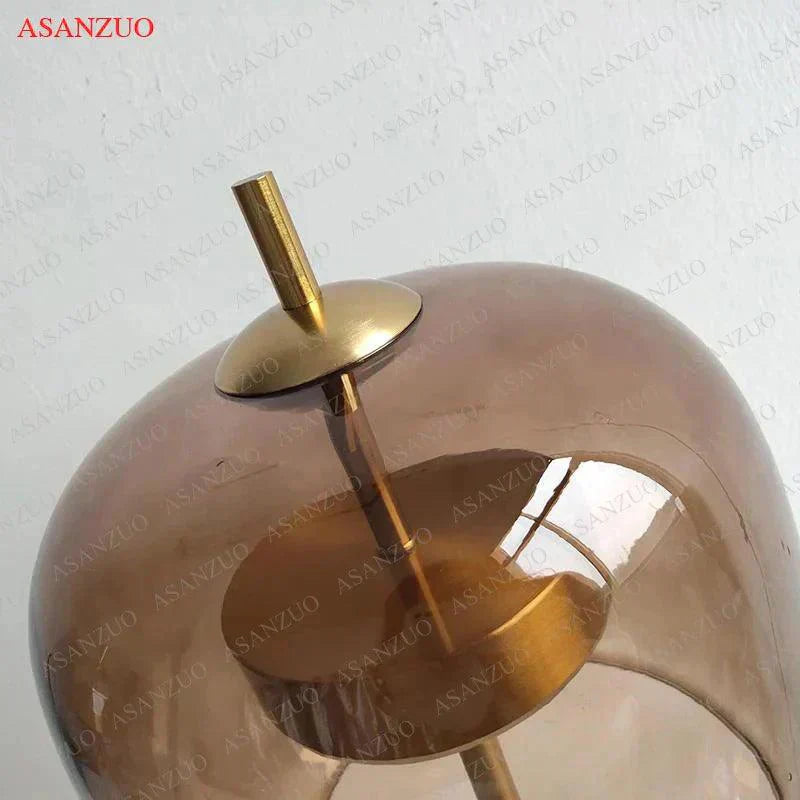 SomaGlow | Gray Glass LED Lamp For Warm Or Cool Light