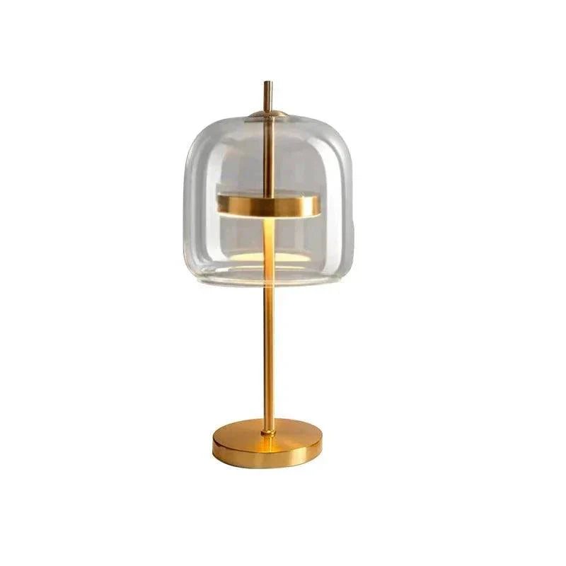 SomaGlow | Gray Glass LED Lamp For Warm Or Cool Light