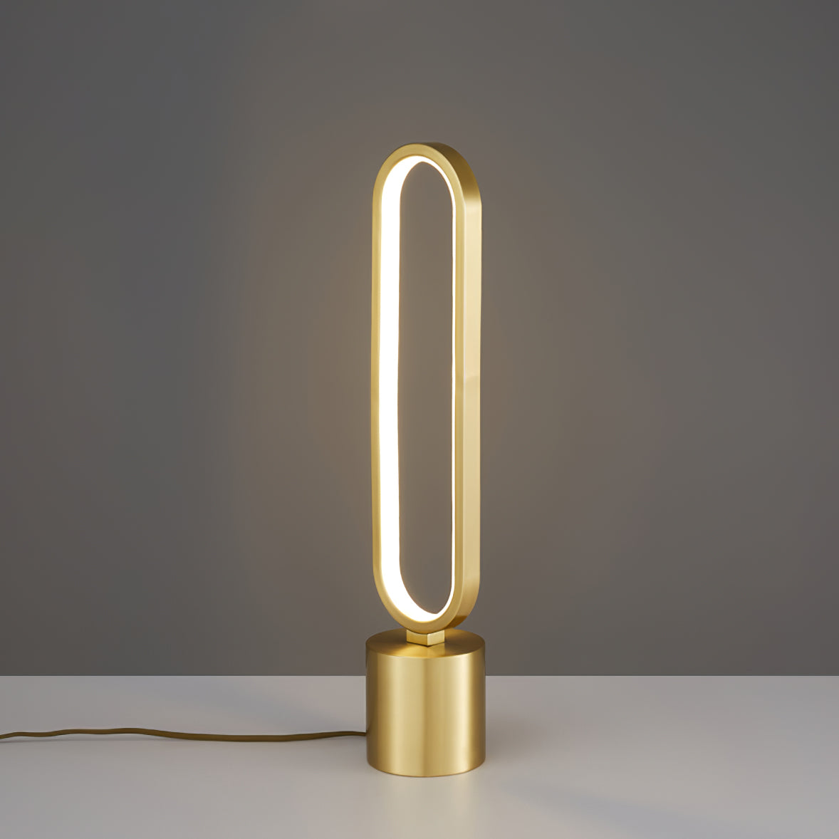 Avelon | Table Lamp With Integrated LED And Brass Accents