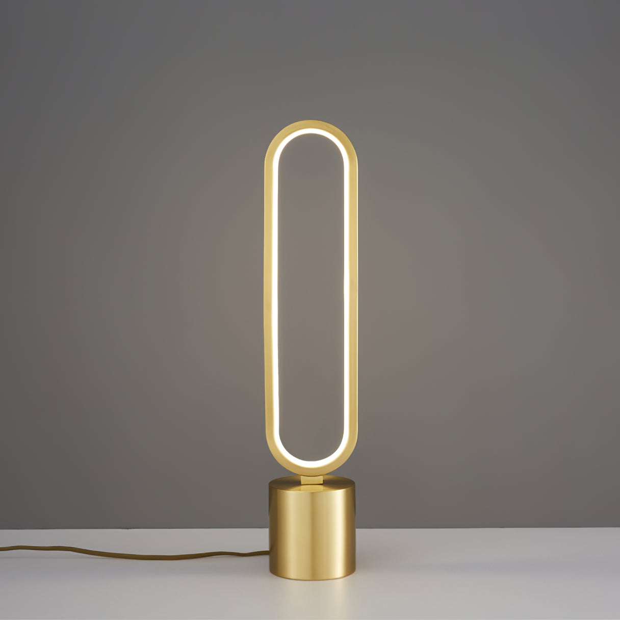 Avelon | Table Lamp With Integrated LED And Brass Accents
