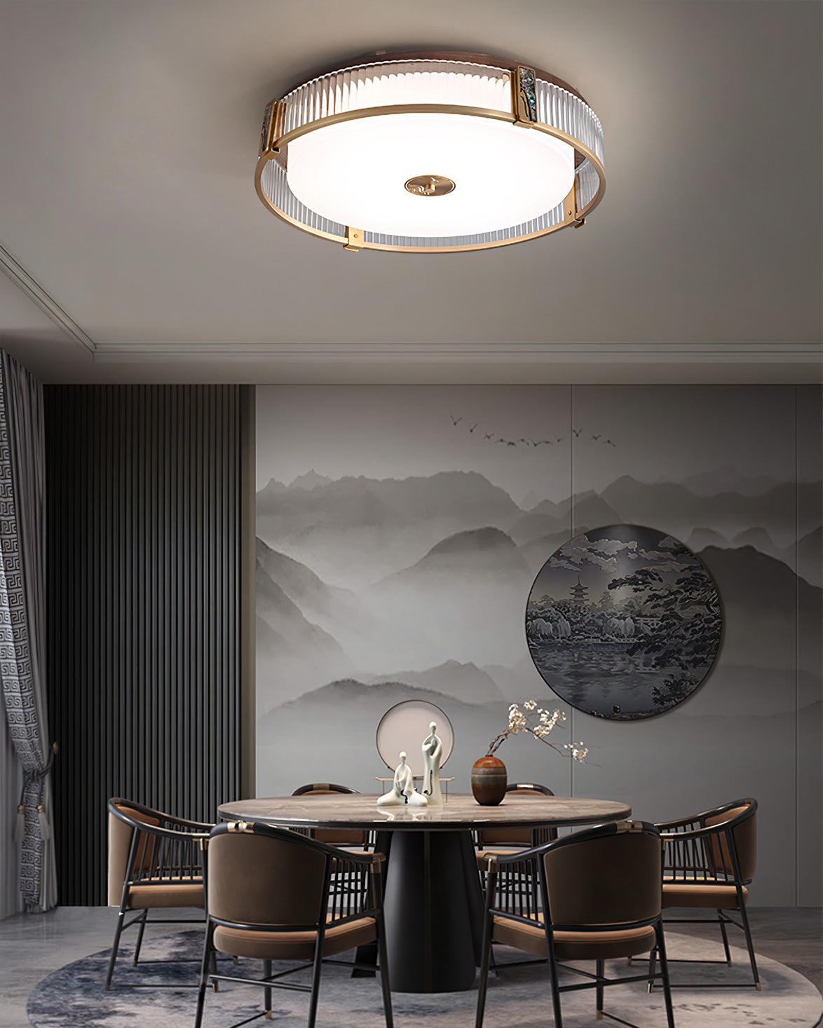 Vellaro Arden Ceiling Lamp With Soft Diffused Ambient Glow