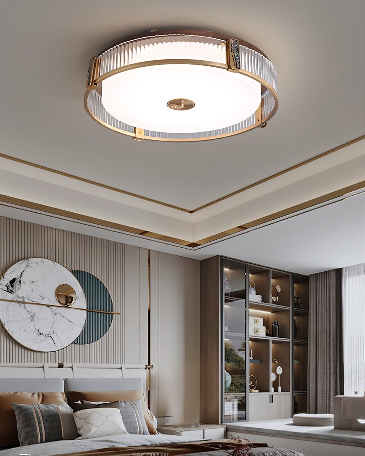 Vellaro Arden Ceiling Lamp With Soft Diffused Ambient Glow