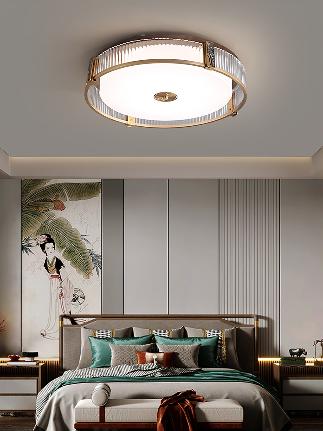 Vellaro Arden Ceiling Lamp With Soft Diffused Ambient Glow