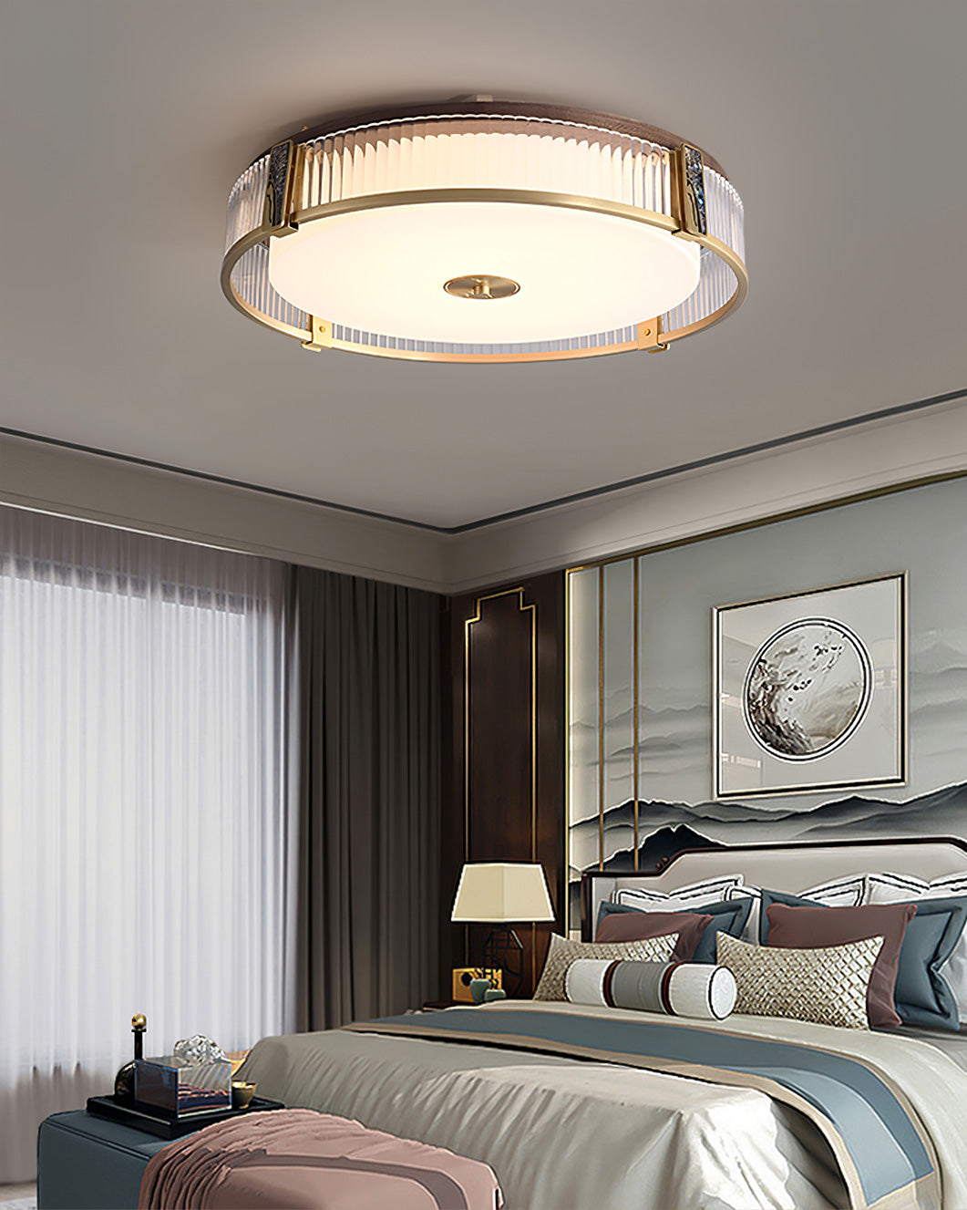 Vellaro Arden Ceiling Lamp With Soft Diffused Ambient Glow