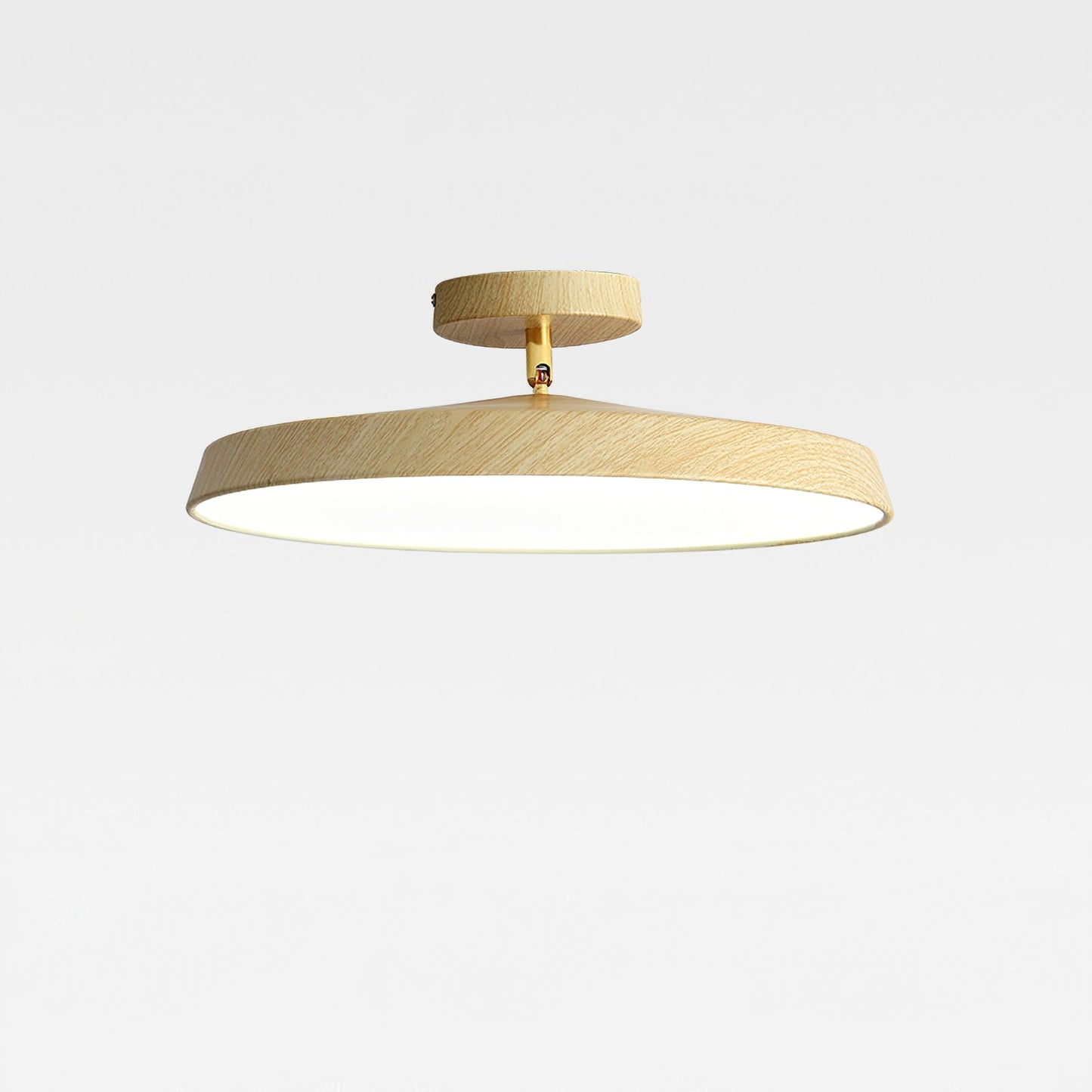 Lumenora | Round LED Ceiling Light In Brass And Navy Finish