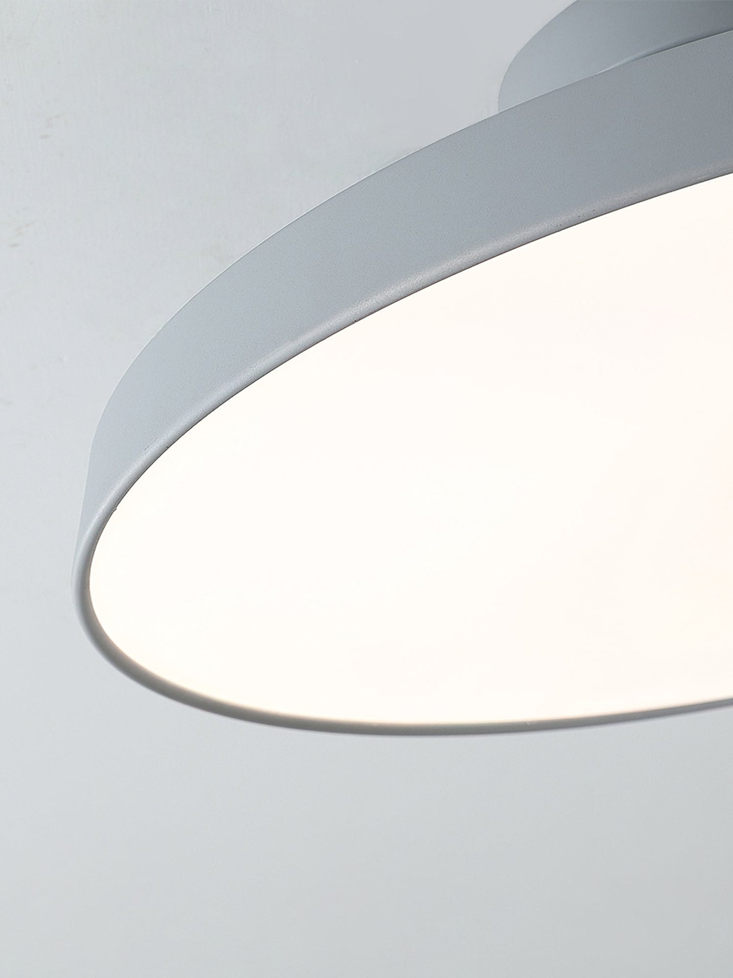 Lumenora | Round LED Ceiling Light In Brass And Navy Finish