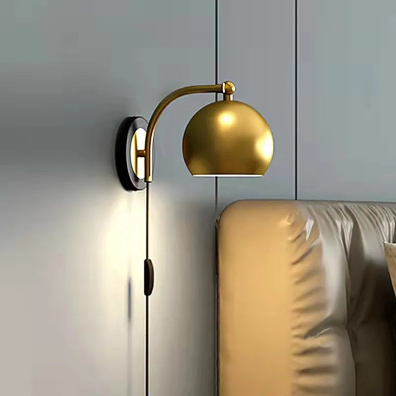 Eldoria | Vintage Plug-In Wall Lamp For Elegant Rooms
