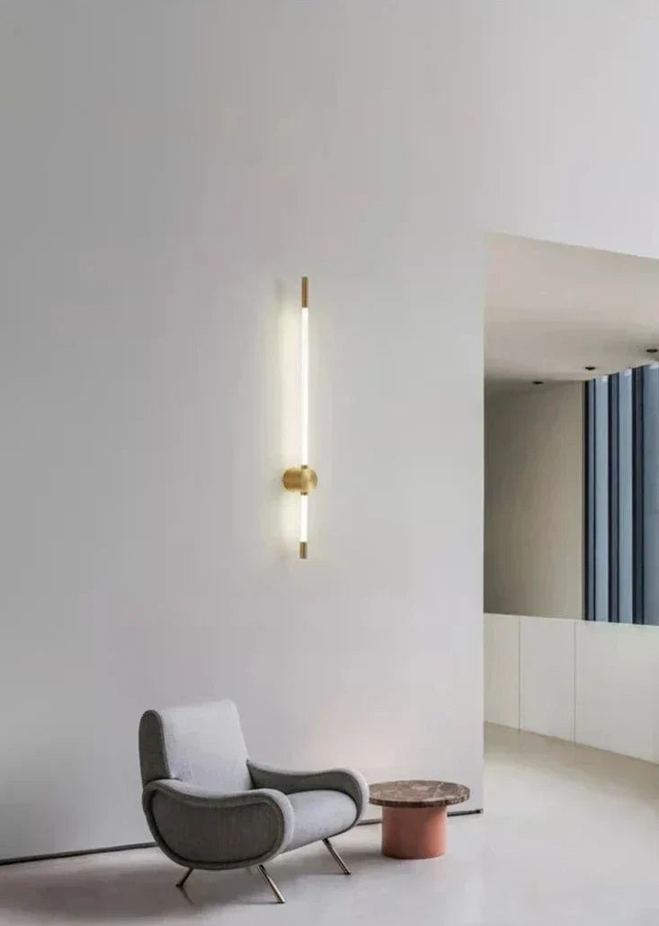 Lunora | Vertical LED Wall Lamp for Modern Interiors