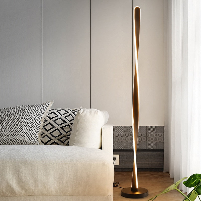 Ardessa Dimmable Aluminum Floor Lamp, Minimalist Design