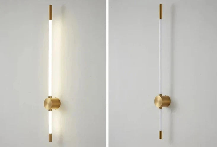 Lunora | Vertical LED Wall Lamp for Modern Interiors