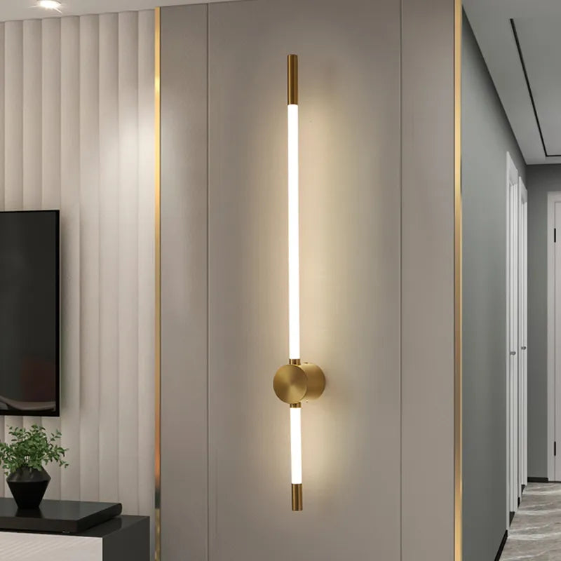 Lunora | Vertical LED Wall Lamp for Modern Interiors
