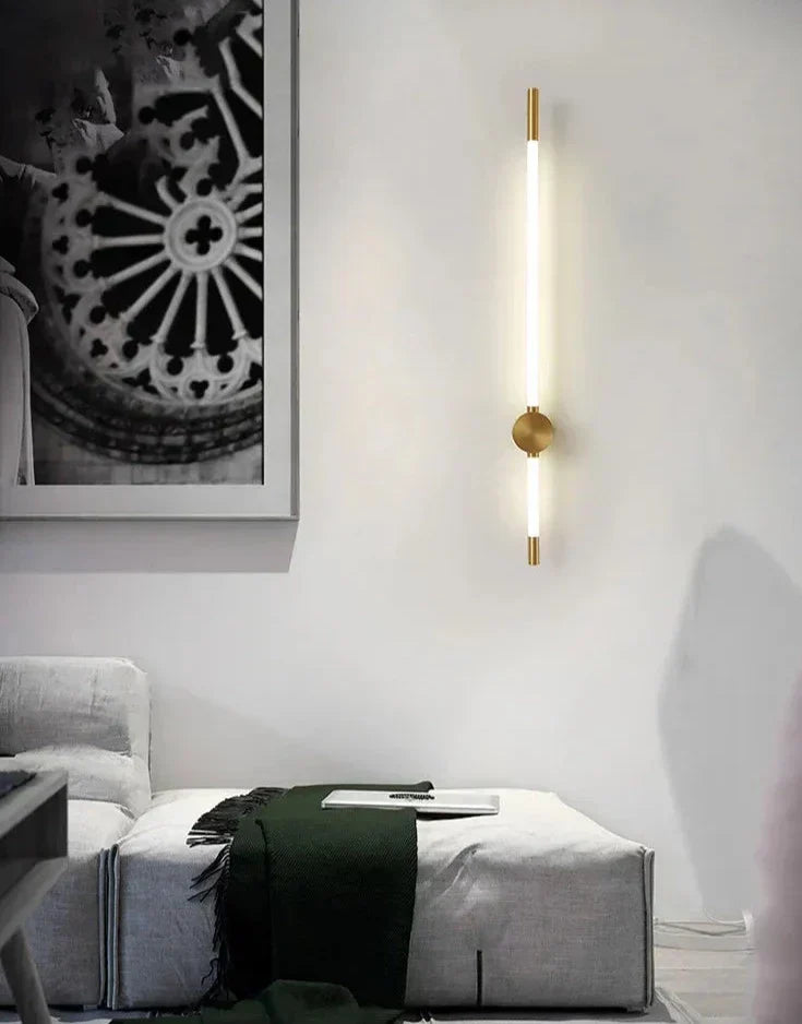 Lunora | Vertical LED Wall Lamp for Modern Interiors