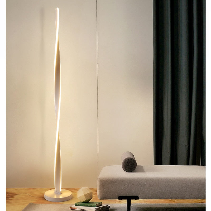 Ardessa Dimmable Aluminum Floor Lamp, Minimalist Design
