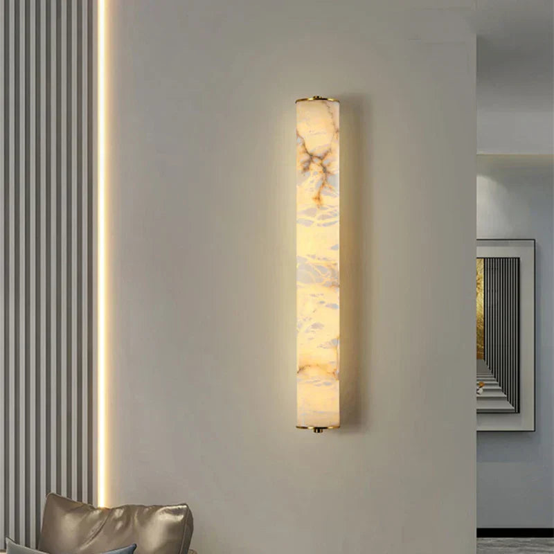 Marbelle Marble Minimalist Ambient Lamp For Bedroom
