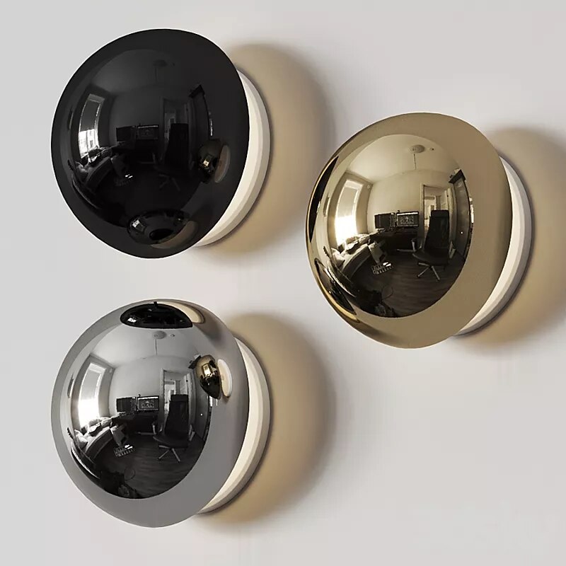 Nodra Nordic Wall Lamp in Aluminium and Acrylic for Bedroom