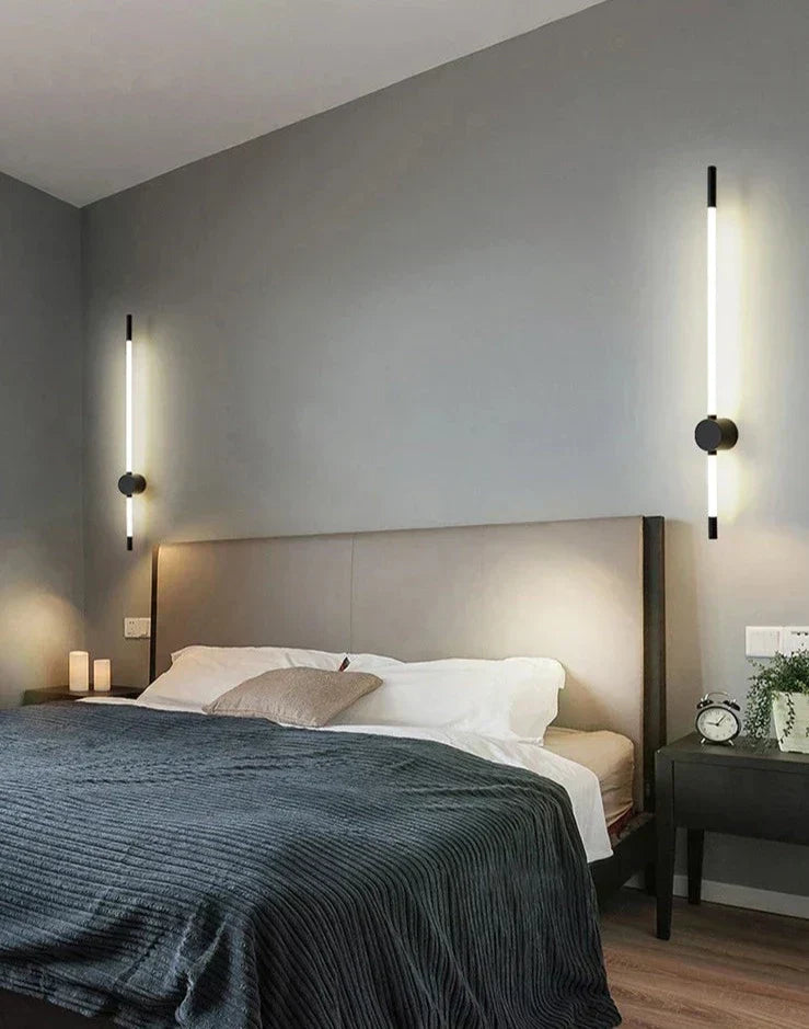 Lunora | Vertical LED Wall Lamp for Modern Interiors