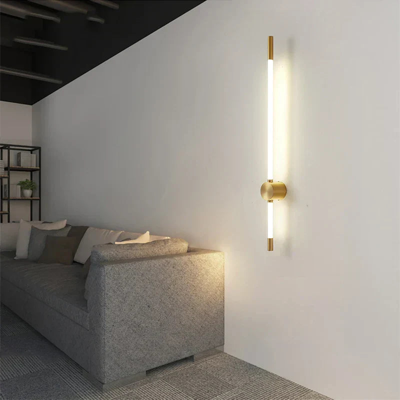 Lunora | Vertical LED Wall Lamp for Modern Interiors
