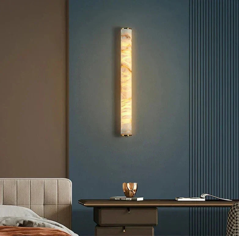 Marbelle Marble Minimalist Ambient Lamp For Bedroom