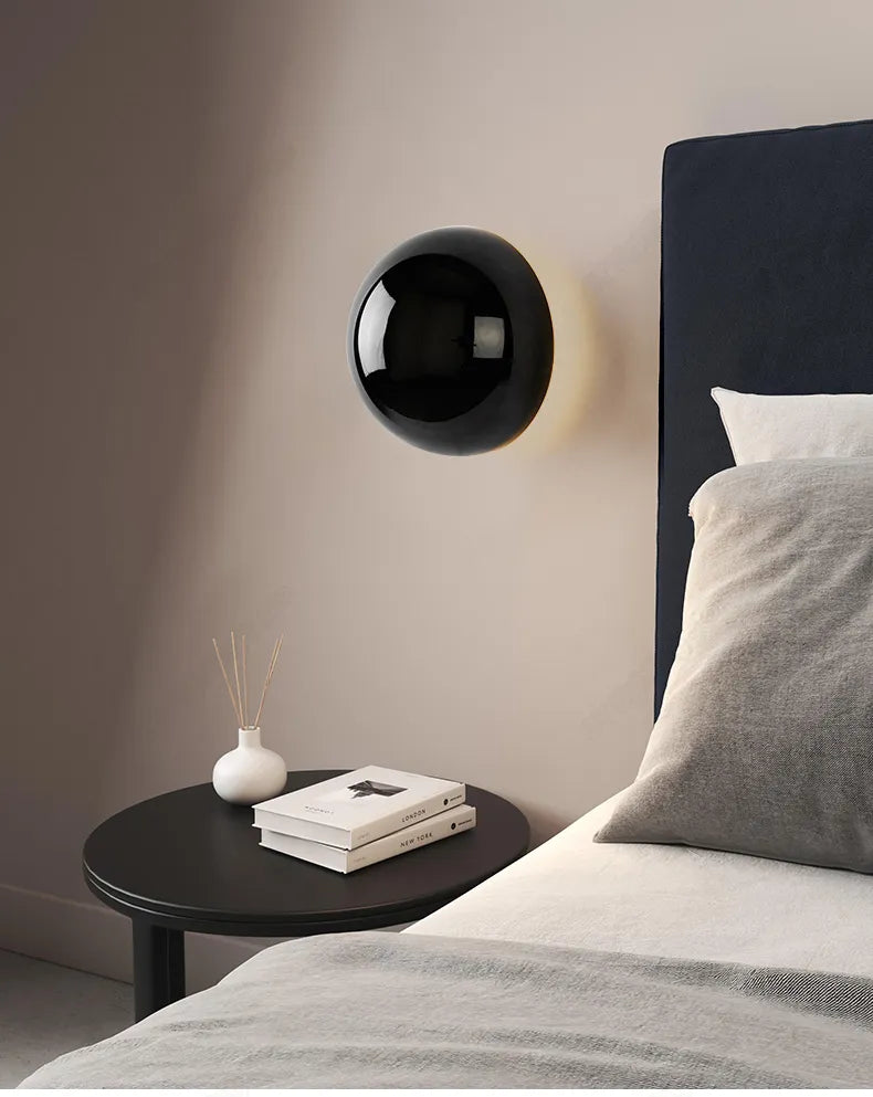Nodra Nordic Wall Lamp in Aluminium and Acrylic for Bedroom