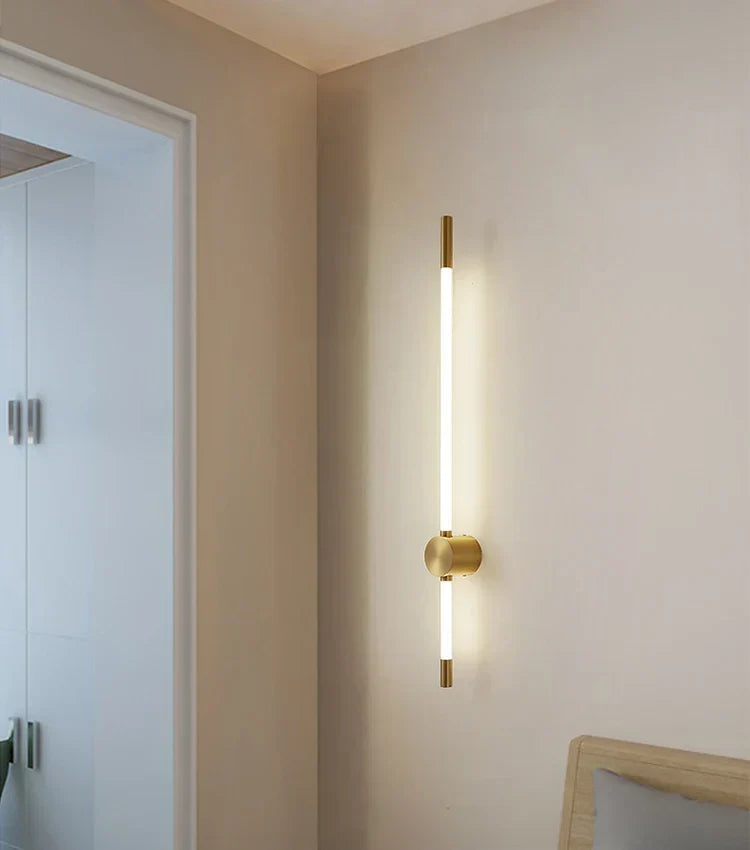 Lunora | Vertical LED Wall Lamp for Modern Interiors