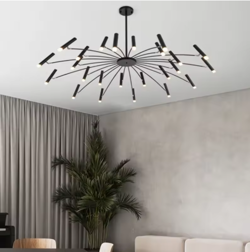 VernoGlow | Elegant Mid-Century Modern LED Chandelier