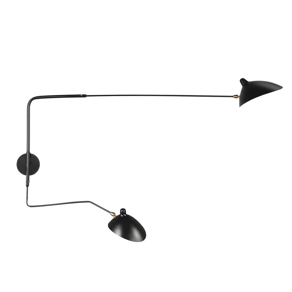 LumenaLuxe Dual-Arm Wall Lamp For Flexible Lighting