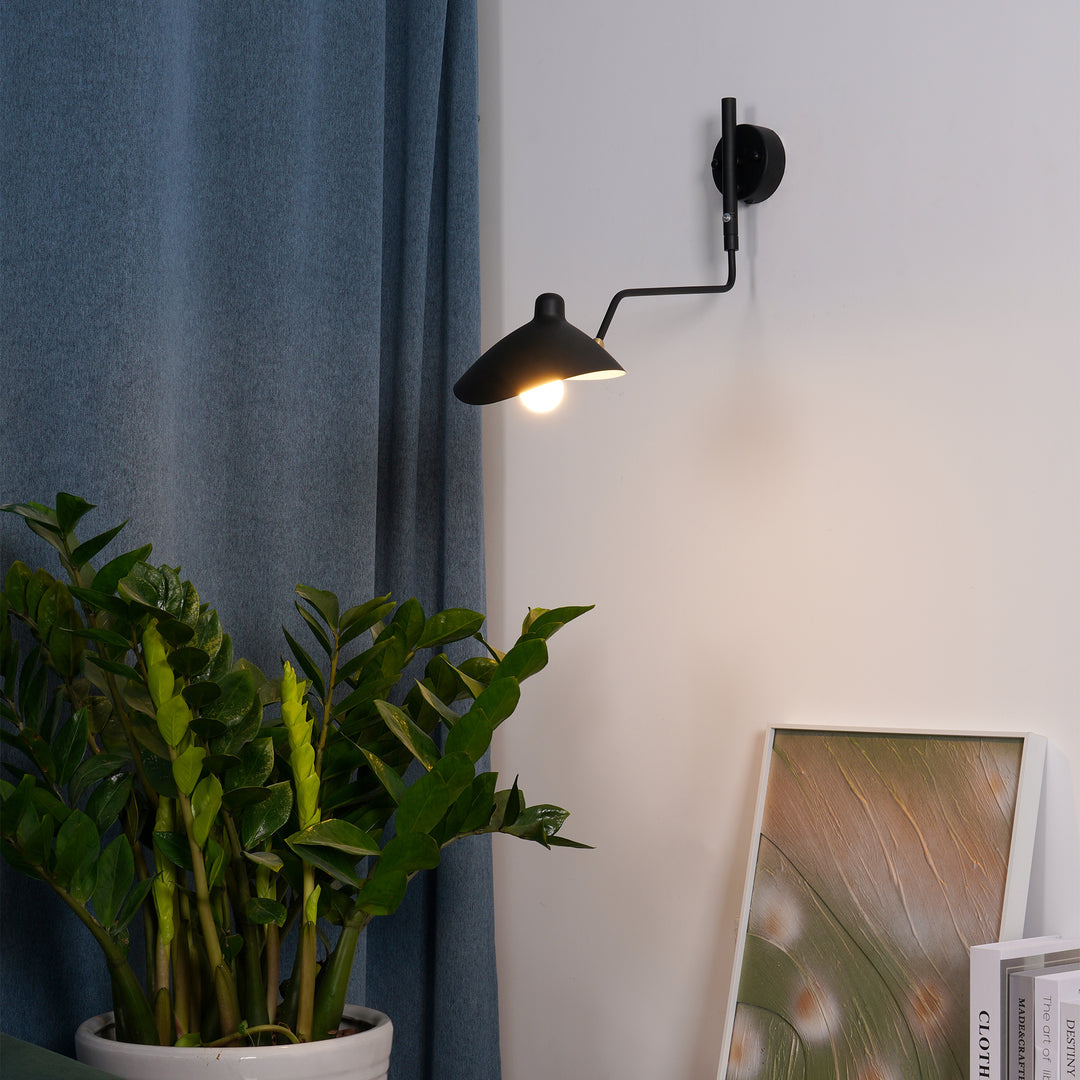 LumenaLuxe Dual-Arm Wall Lamp For Flexible Lighting
