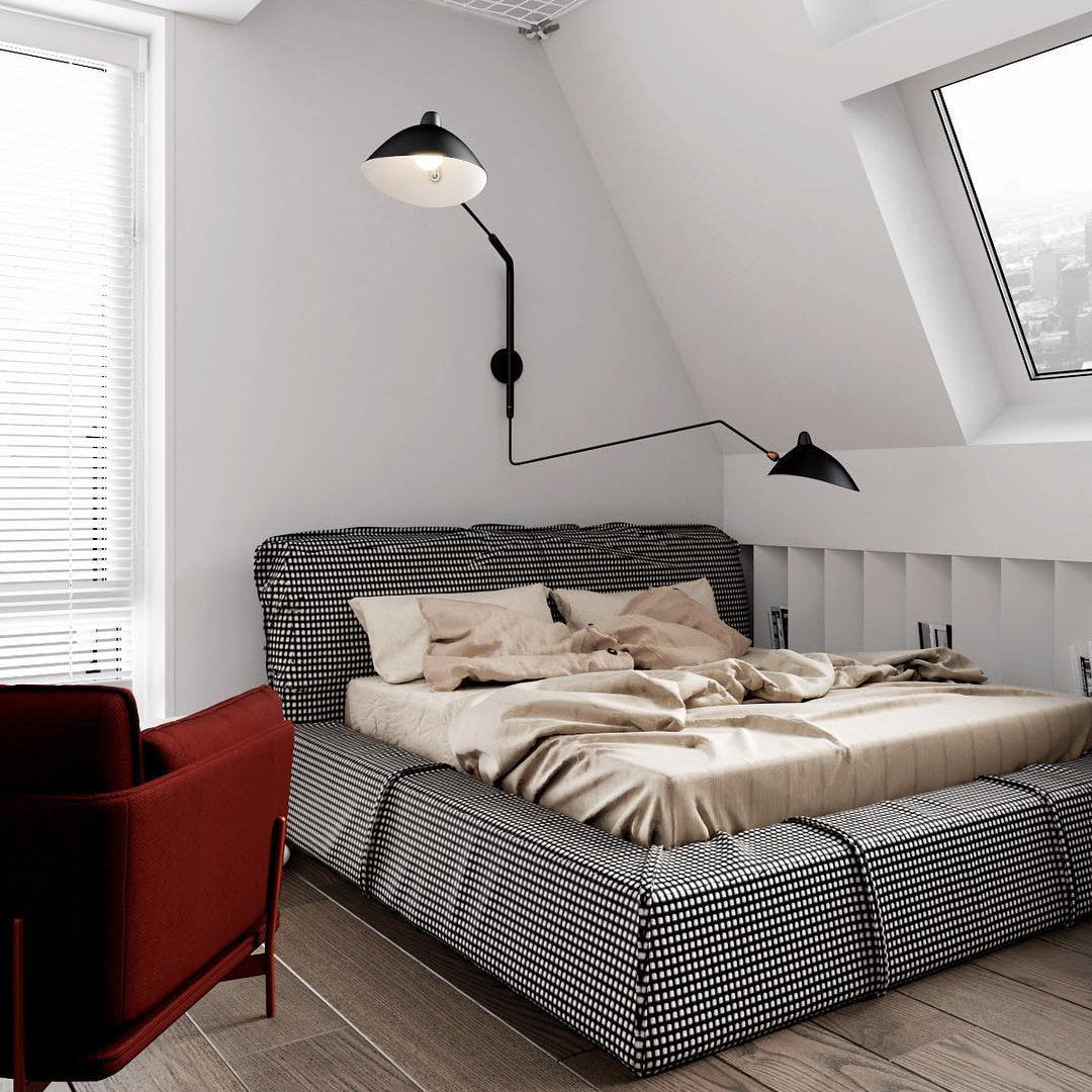 LumenaLuxe Dual-Arm Wall Lamp For Flexible Lighting