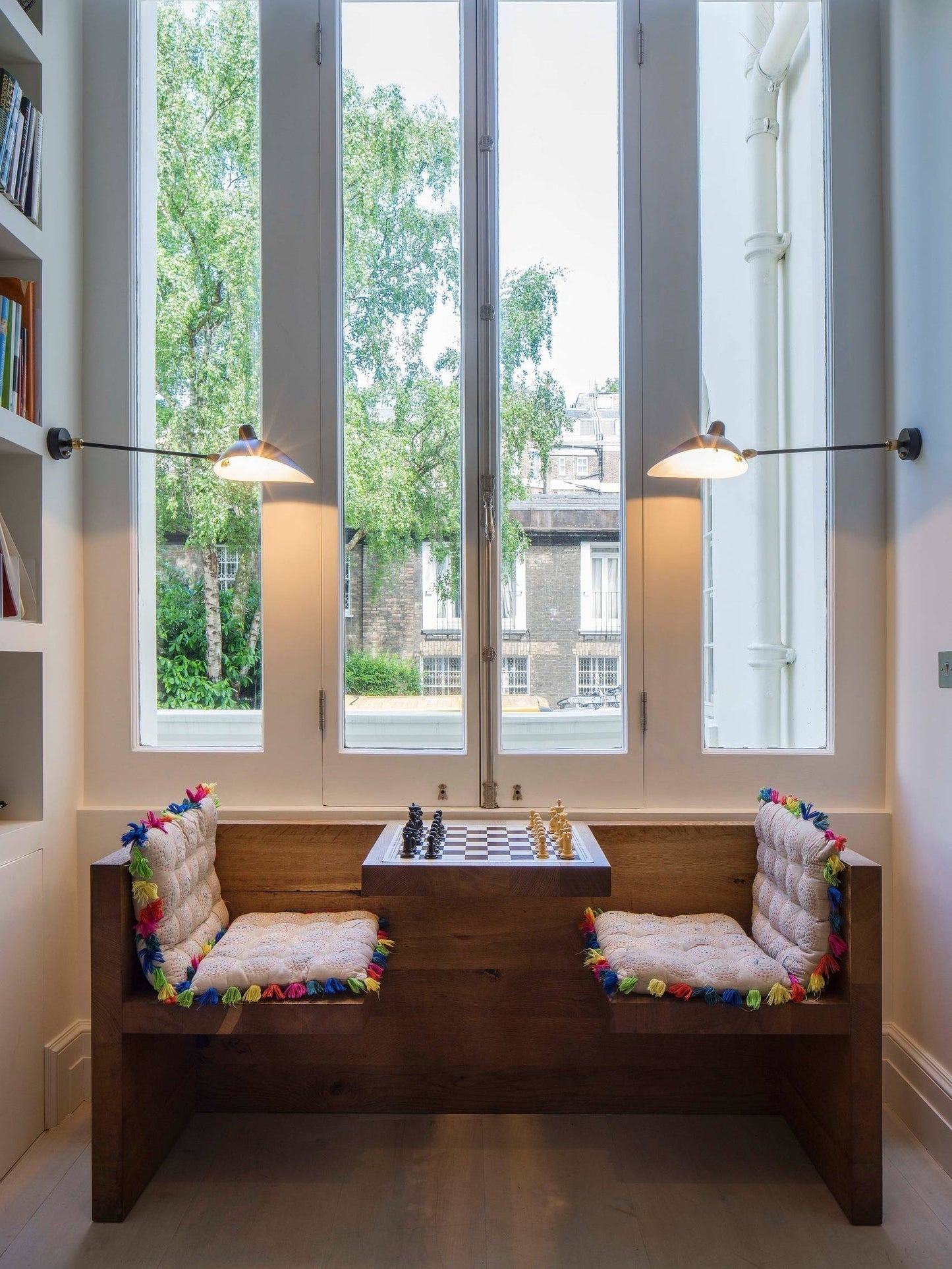 LumenaLuxe Dual-Arm Wall Lamp For Flexible Lighting